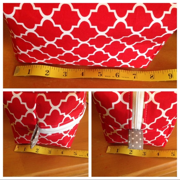 Zippered box pouch - vinyl lined for easy clean! - Picture 7 of 7